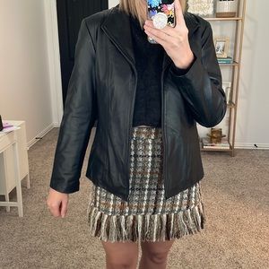 Vintage genuine leather jacket - woman’s medium